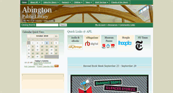 Desktop Screenshot of abingtonpl.org